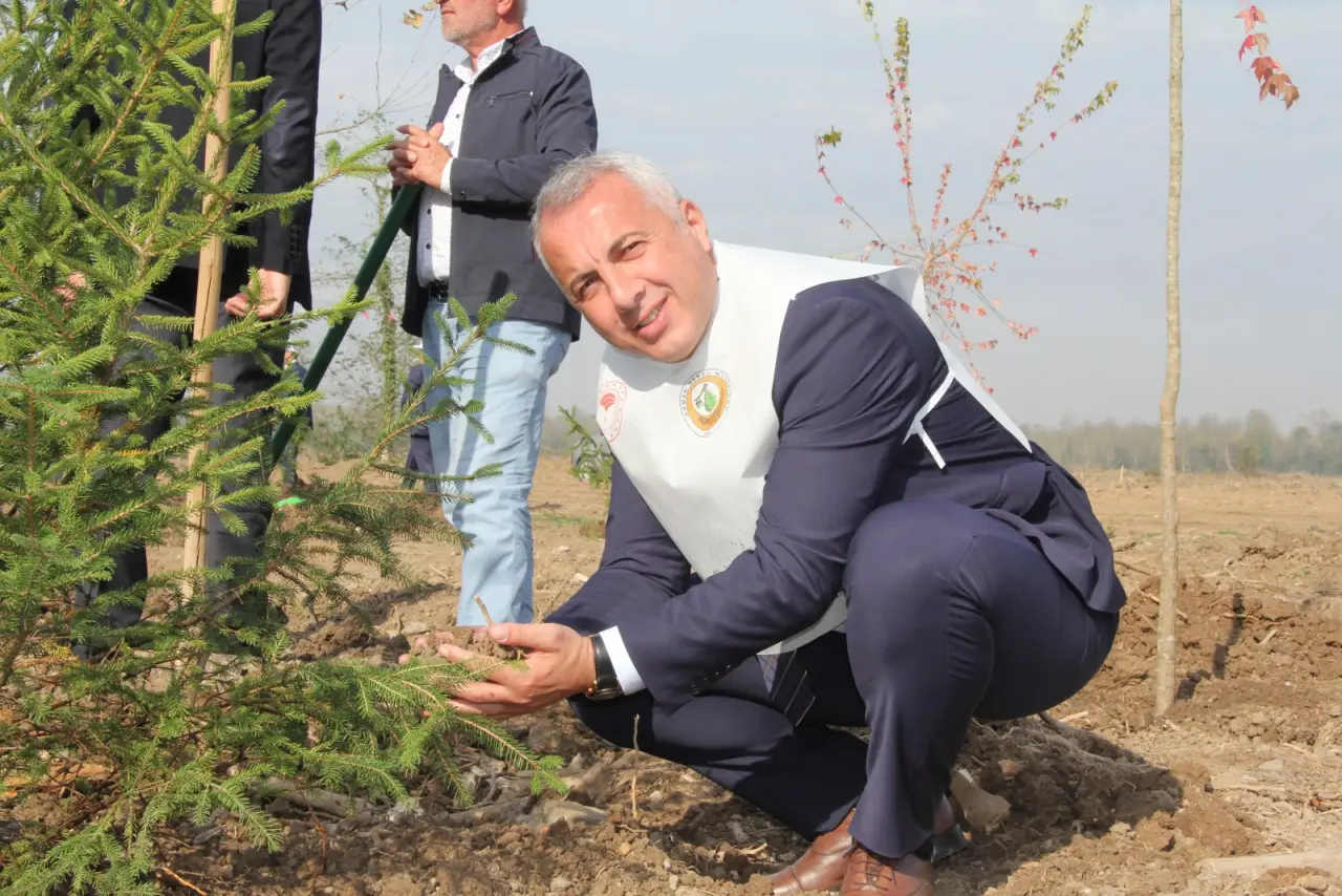 Haber: 12 Bin 700 Fidan  Toprakla Buluştu - Galeri-1