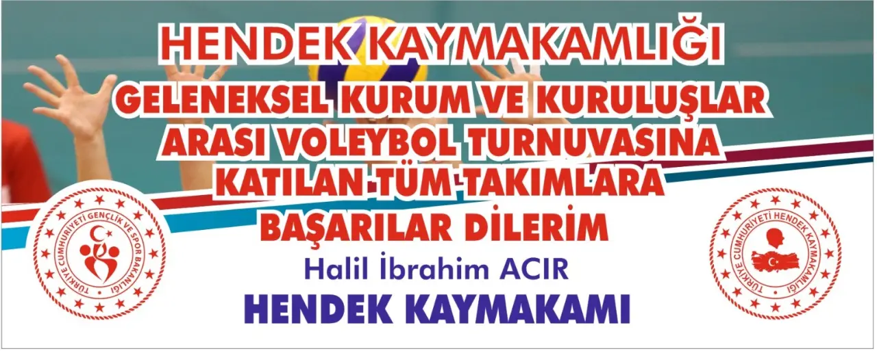 Haber: Hendek Kaymakamlık Voleybol Turnuvası Başlıyor - Öne Çıkan