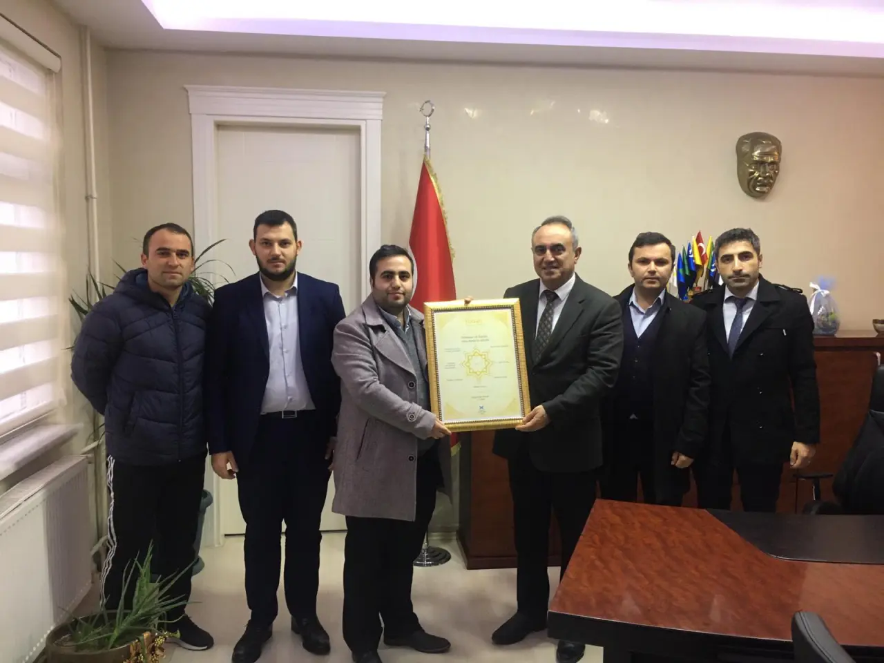 Haber: Tügva'dan Kaymakam Acır'a Ziyaret - Galeri-1