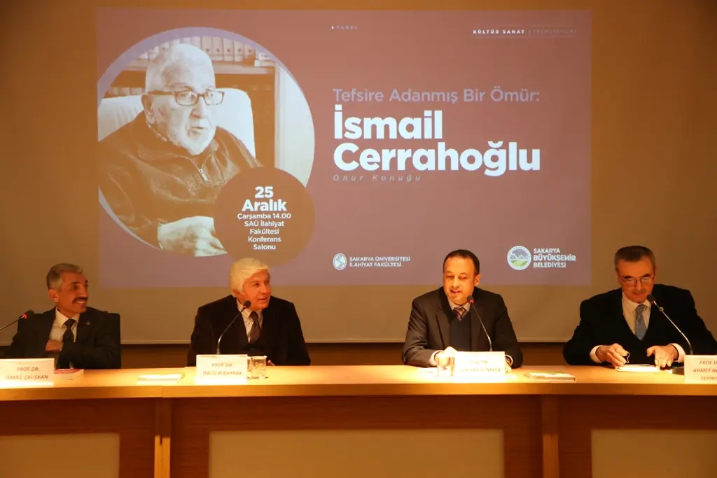 Haber: İsmail Cerrahoğlu tefsir alanında Türkiye’de çığır açmıştır - Galeri-1