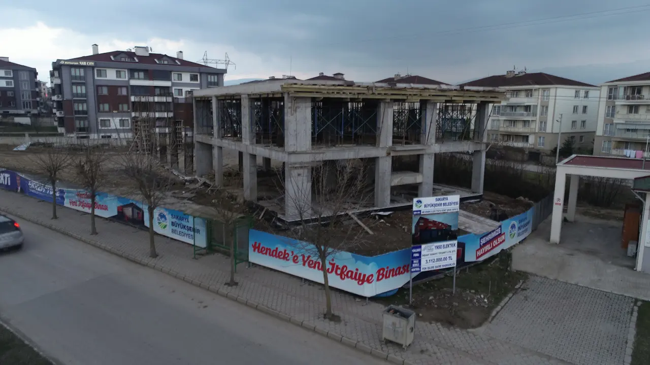 Haber: Hendek İtfaiye hizmet binası yükseliyor - Öne Çıkan