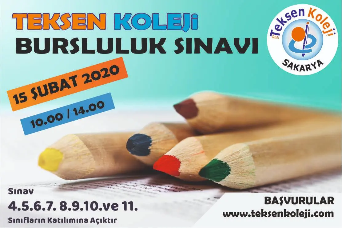 Haber: Teksen koleji bursluluk sınavı 15 Şubat'ta - Öne Çıkan