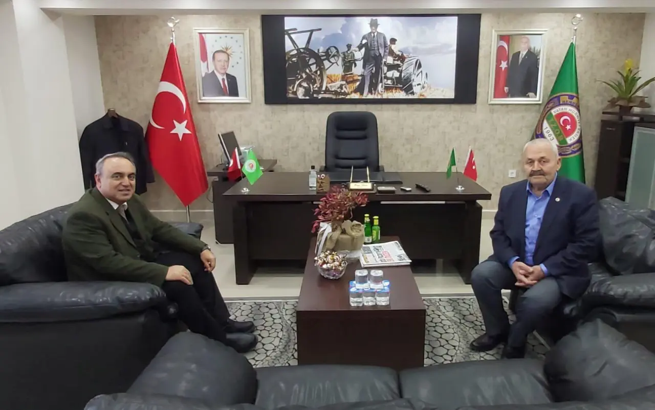 Haber: Kaymakam Ziraat Odası Başkanını Ziyaret Etti - Galeri-2