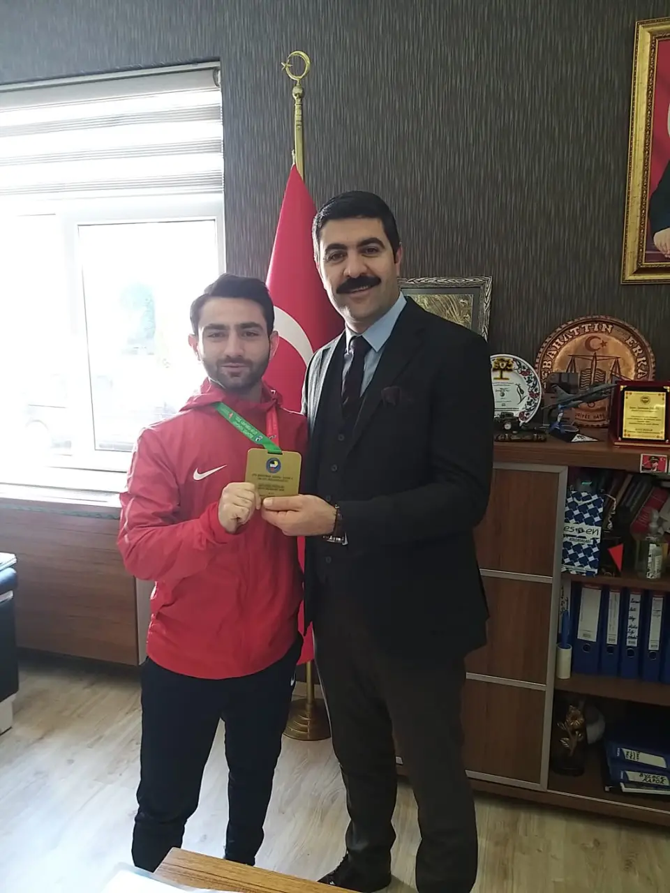Haber: Şampiyon Başsavcı Erkaya'yı Ziyaret Etti - Galeri-1