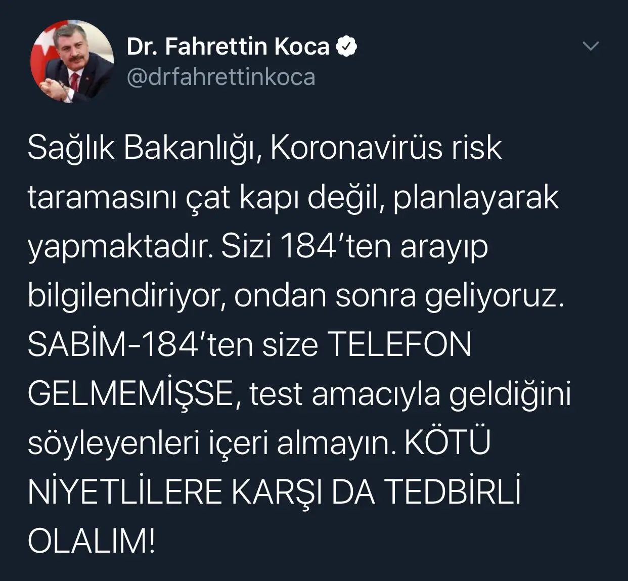 Haber: Koronavirüs Hırsızlarına Dikkat Edin - Öne Çıkan