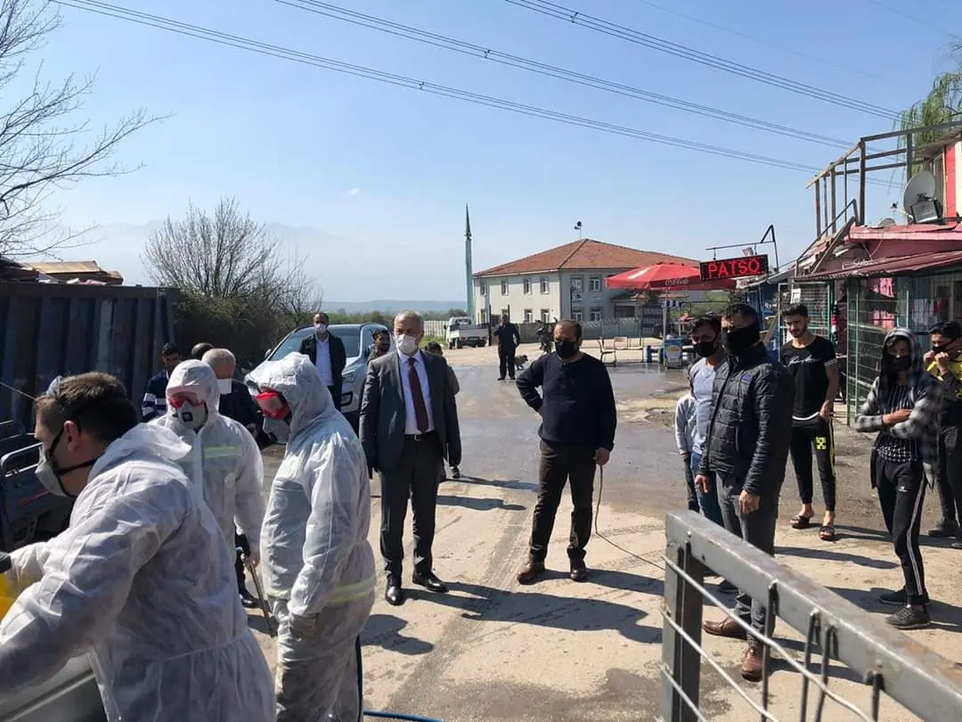 Haber: Belediye Turanlar Mahallesini Dezenfekte Etti - Galeri-2