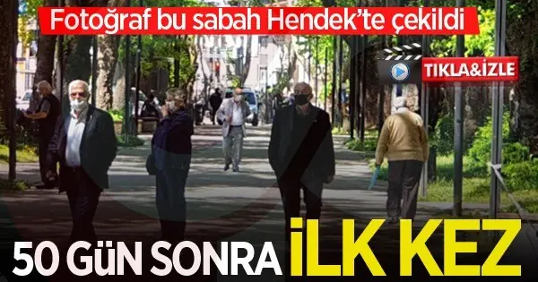 Haber: Görüntüler Hendek’ten, 65 Yaş Üzeri İlk Defa Sokağa Çıktı - Öne Çıkan