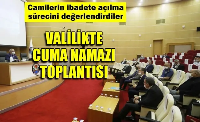 Haber: Sakarya Valiliğinde Cuma Namazı Toplantısı - Öne Çıkan