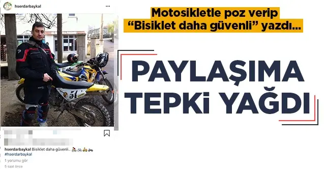 Haber: Motosikletle Poz Veren Baykal'a Tepki Yağdı - Öne Çıkan