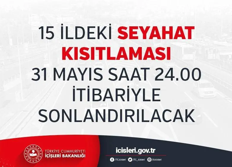 Haber: Seyahat Kısıtlaması O Tarihte Sona Eriyor - Öne Çıkan