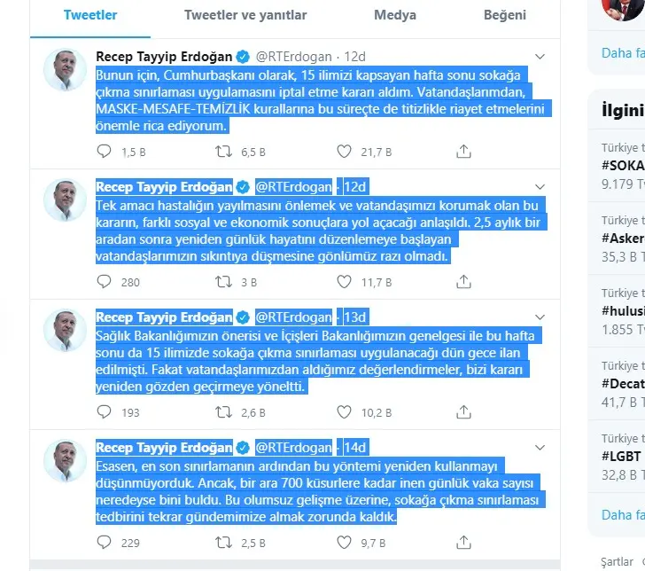 Haber: Sokağa Çıkma yasağı iptal Edildi - Galeri-1