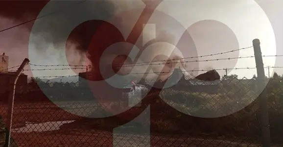 Haber: Geri dönüşüm tesisi alev alev yandı  - Galeri-1