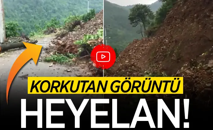 Haber: Yayla yolunda heyelan! - Öne Çıkan