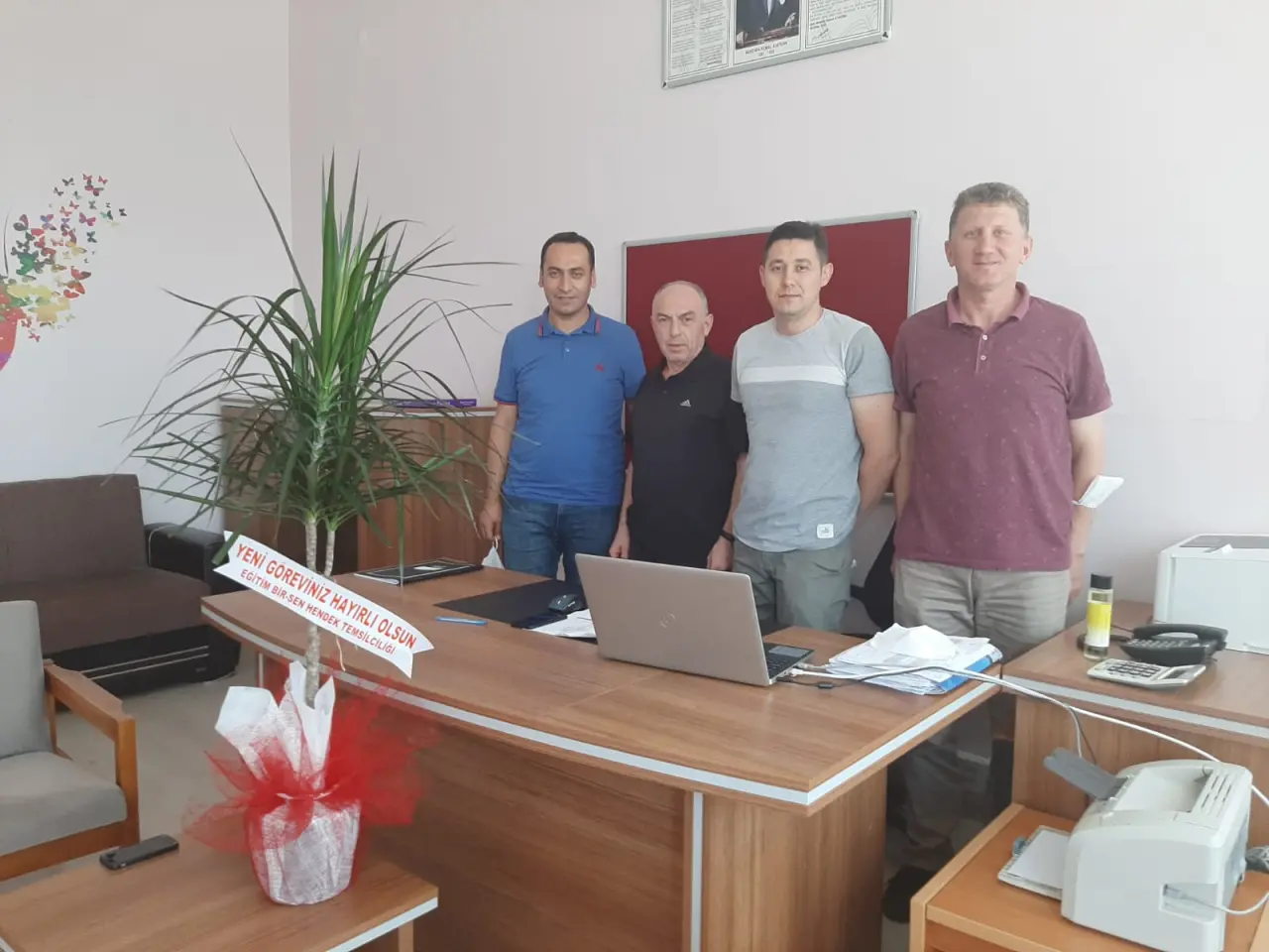Haber: Eğitim Bir-sen’den Müdürlere Ziyaret - Galeri-1