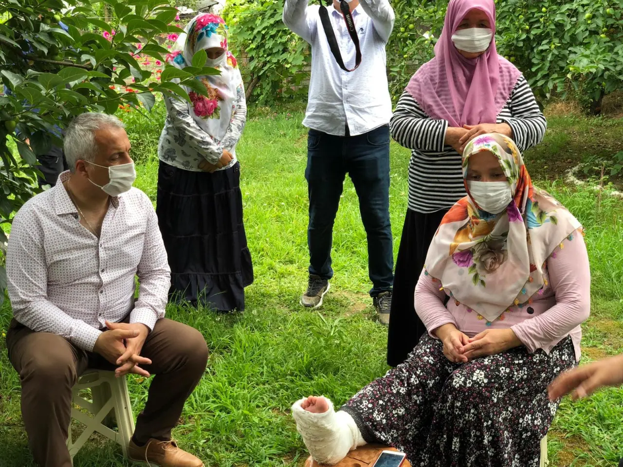 Haber: Yaralılara Geçmiş Olsun Ziyareti - Galeri-2