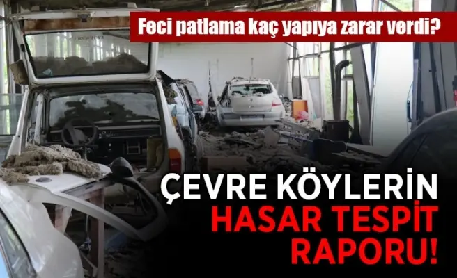 Haber: O patlamada hasar gören yapıların sayısı belli oldu - Öne Çıkan