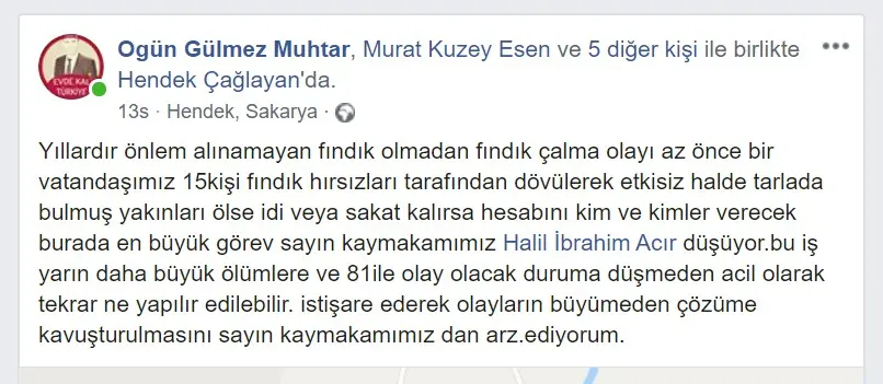 Haber: Fındık Hırsızları Tarla Sahibini Darp Etti - Galeri-1
