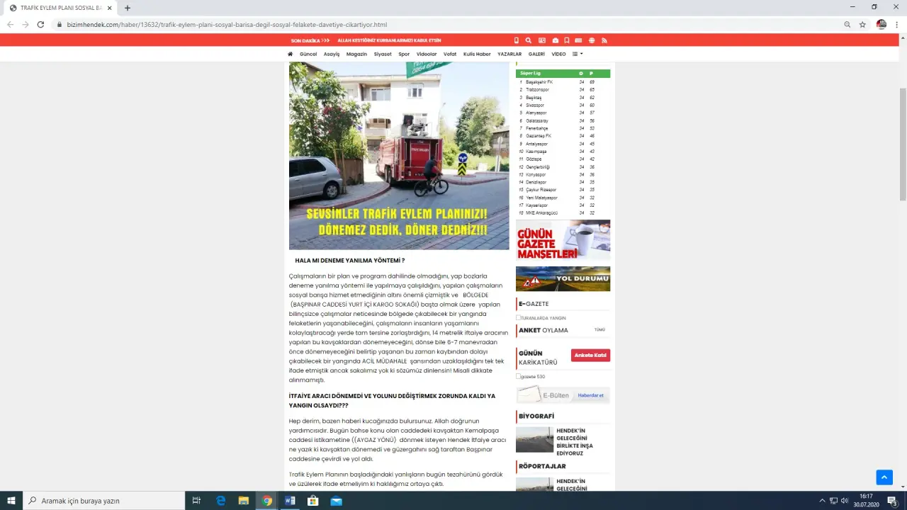 Haber: Hendek Belediyesi İtfaiye Geçemedi Haberini Yalanladı - Galeri-1