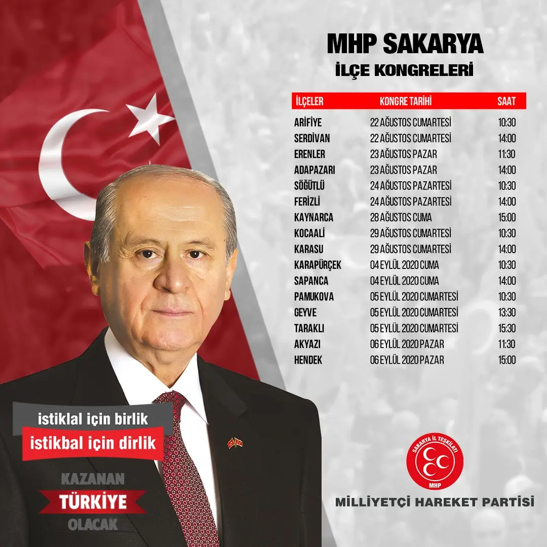 Haber: MHP Hendek Kongre Tarihi Belli Oldu - Galeri-1