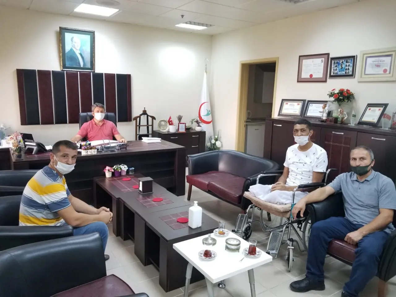 Haber: Üretmen Hastane personeline teşekkür etti - Öne Çıkan