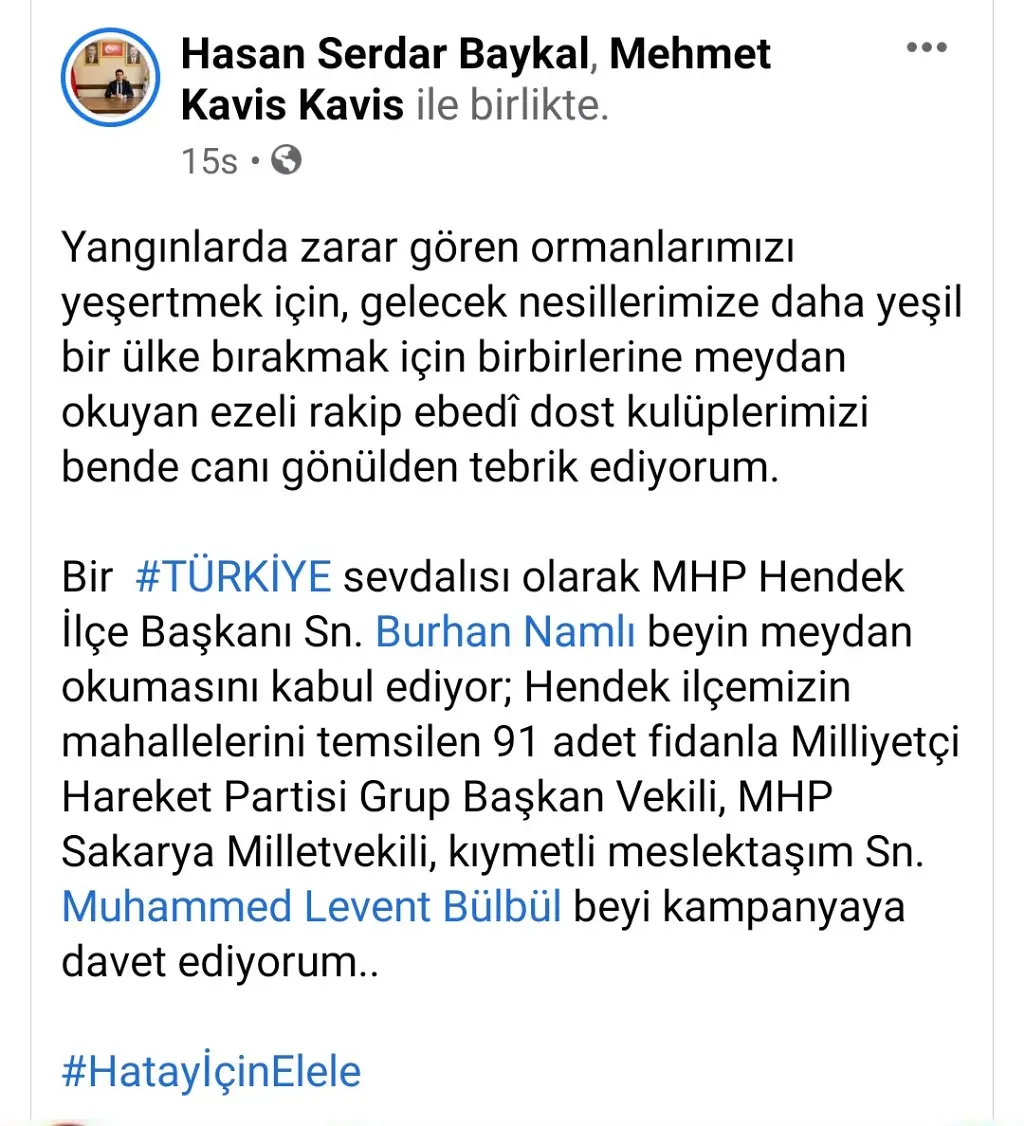 Haber: Baykal'dan Namlı'ya Cevap, Bülbül’e Çağrı - Öne Çıkan