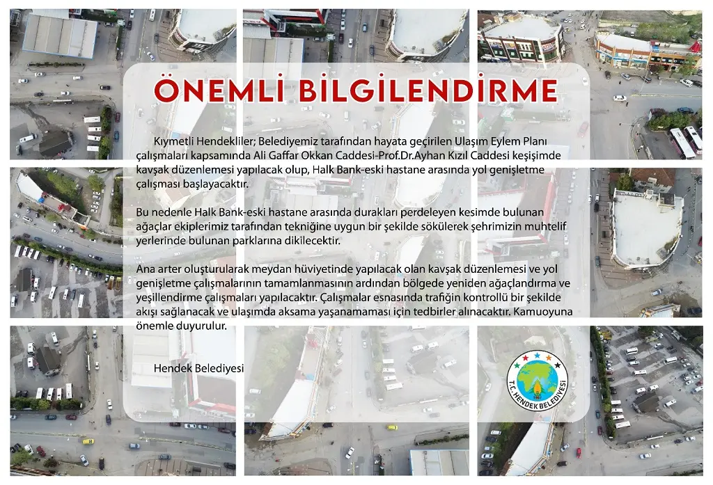 Haber: Hendek Belediyesinden Önemli Bilgilendirme - Galeri-1