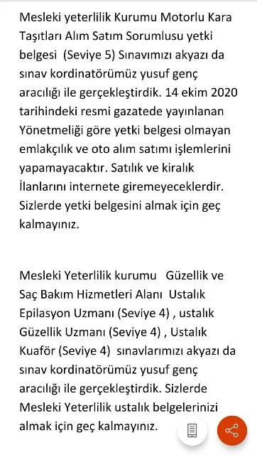 Haber: Mesleki Yeterlilik Bay Bayan Kuaförlük Kursları Ve Sınavları Akyazı'da Devam Ediyor - Galeri-9