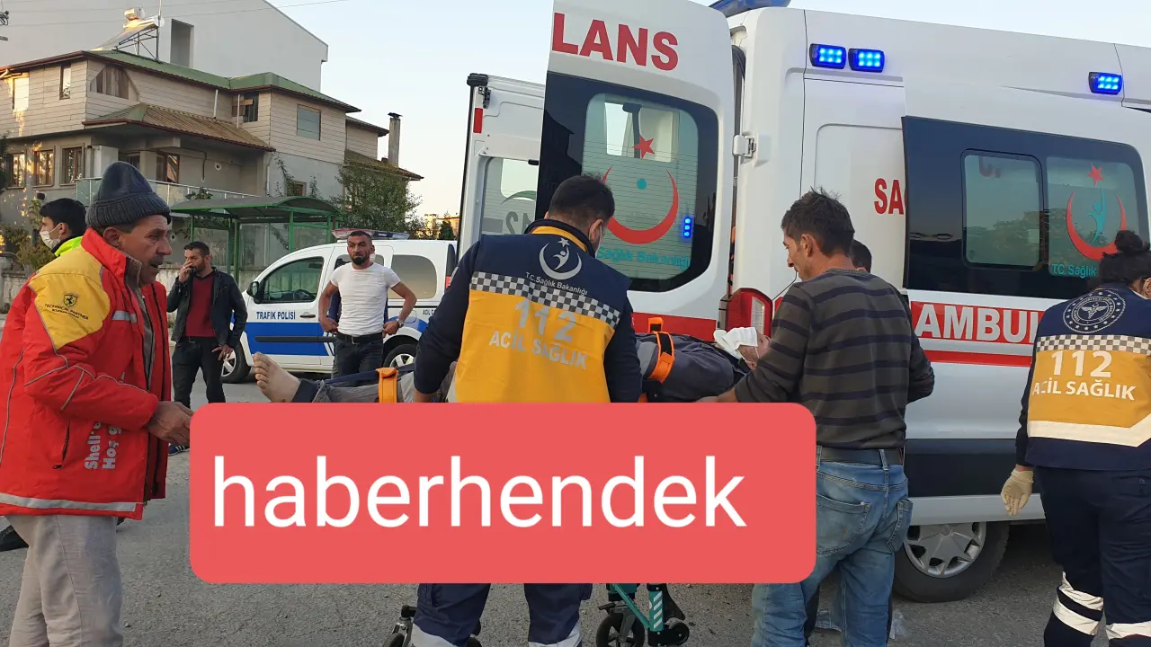 Haber: Yine Aynı Yer Yine Kaza, İki Yaralı - Galeri-1