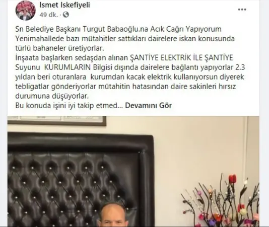 Haber: İskefiyeli İskan Konusuna Dikkat Çekti - Galeri-1