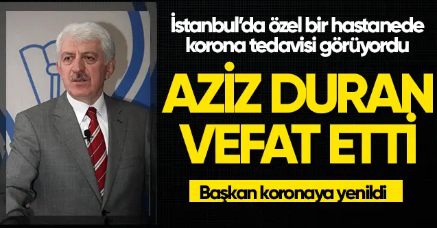 Haber: Eski Başkan Koronaya Yenildi - Öne Çıkan