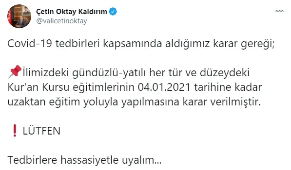Haber: Vali Kaldırım duyurdu - Galeri-1
