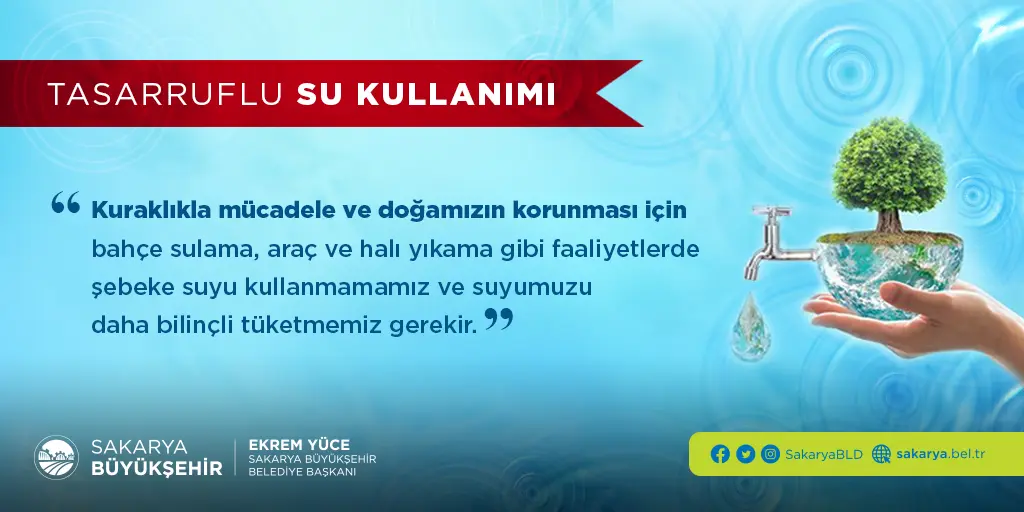 Haber: Büyükşehir’den tasarruflu su kullanımı uyarısı - Öne Çıkan