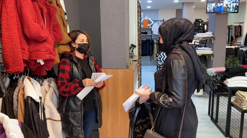 Haber: Yeniden Refah’ın Kadın Kolları Esnafı Ziyaret Etti - Galeri-1