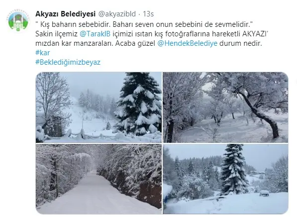 Haber: Belediyelerin sosyal medyadaki kar diyaloğu gülümsetti. - Galeri-3
