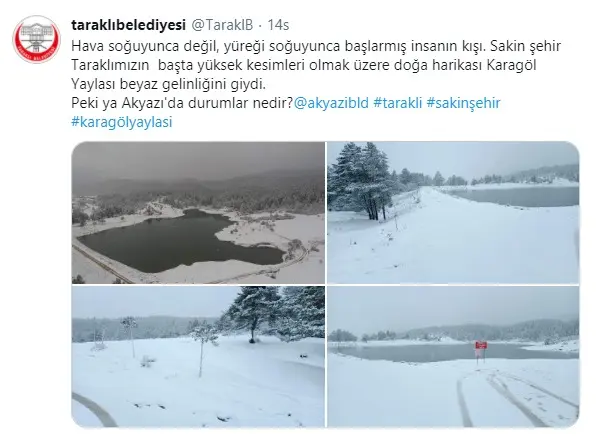 Haber: Belediyelerin sosyal medyadaki kar diyaloğu gülümsetti. - Galeri-2