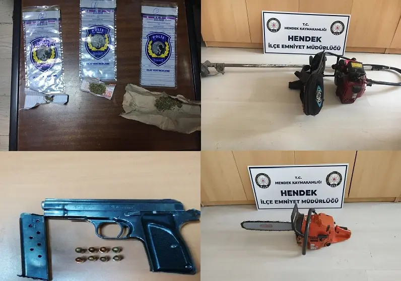 Haber: Hendek İlçe Emniyet Müdürlüğünün Ocak Ayı Raporu - Öne Çıkan