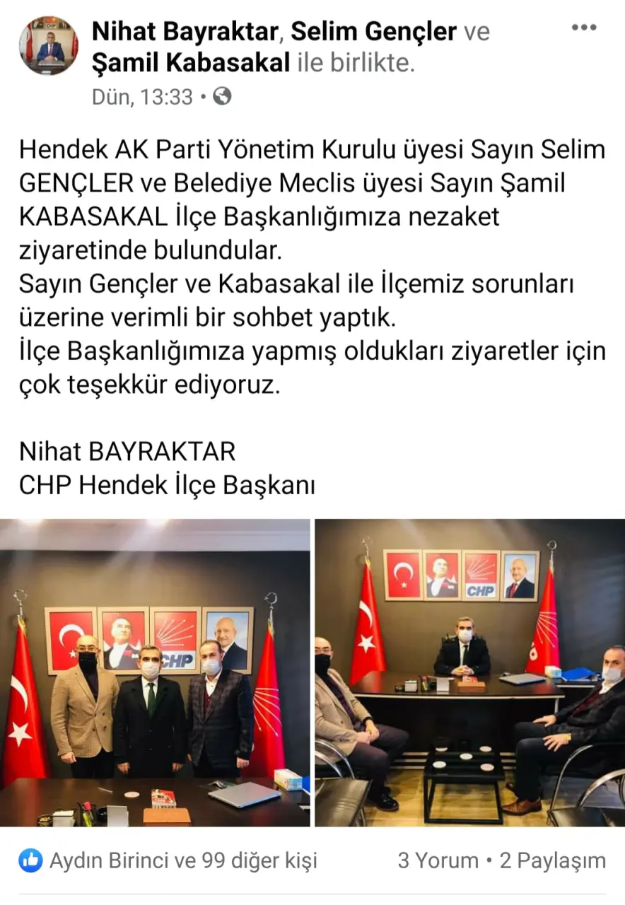 Haber: AK Partililerden CHP’ye Nezaket Ziyareti - Galeri-2