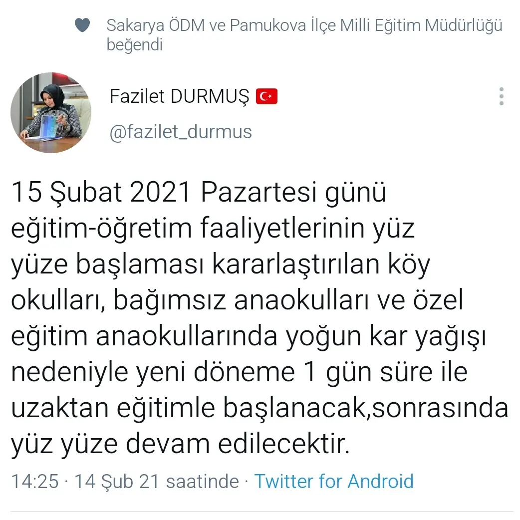 Haber: Sakarya’da Eğitime Kar Engeli - Galeri-1