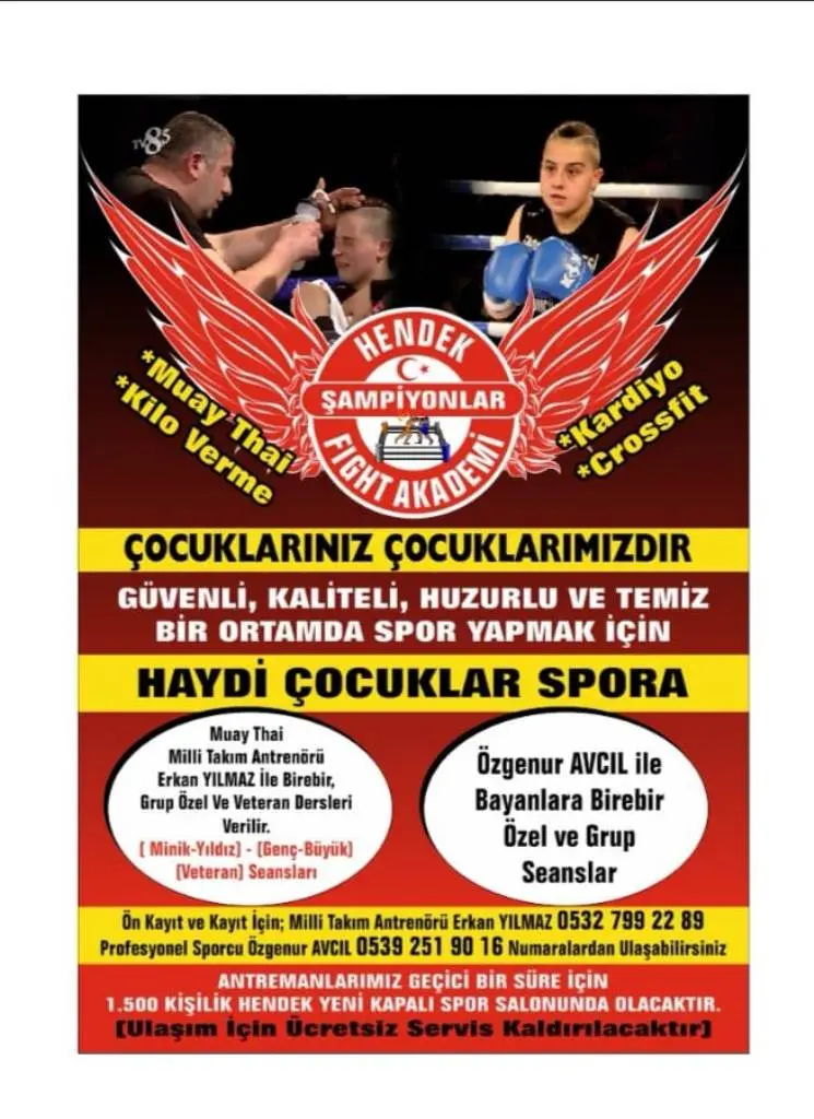 Haber: Hendek’te Yeni Bir Spor Kulübü Fıght Akademi - Galeri-1