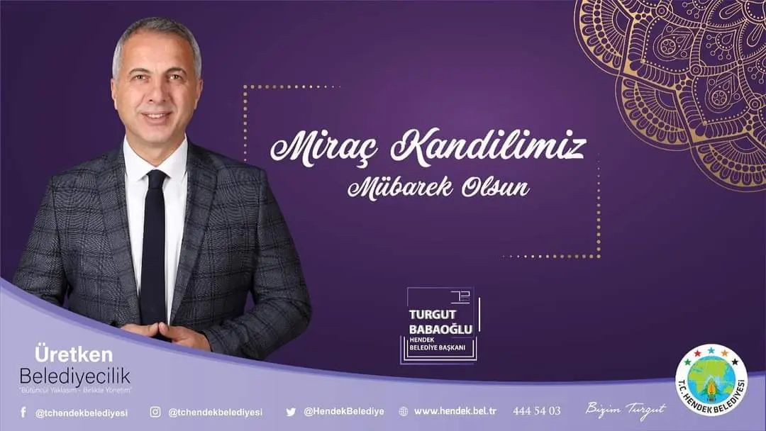 Haber: Başkan Babaoğlu’ndan Miraç Kandili Mesajı - Öne Çıkan