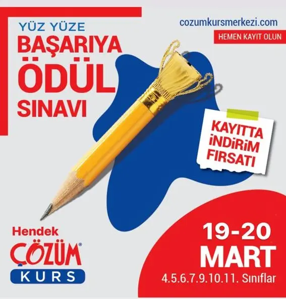 Haber: Yüz Yüze Başarıya Ödül Sınavı - Öne Çıkan