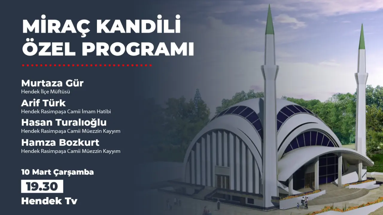 Haber: Miraç Kandiline Özel Program - Öne Çıkan