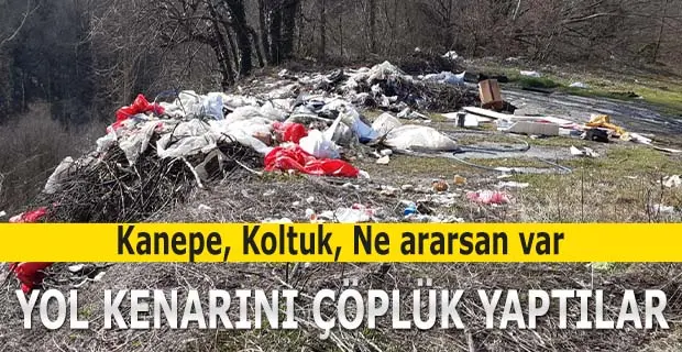 Haber: Yol Kenarını Çöplük Yaptılar - Öne Çıkan