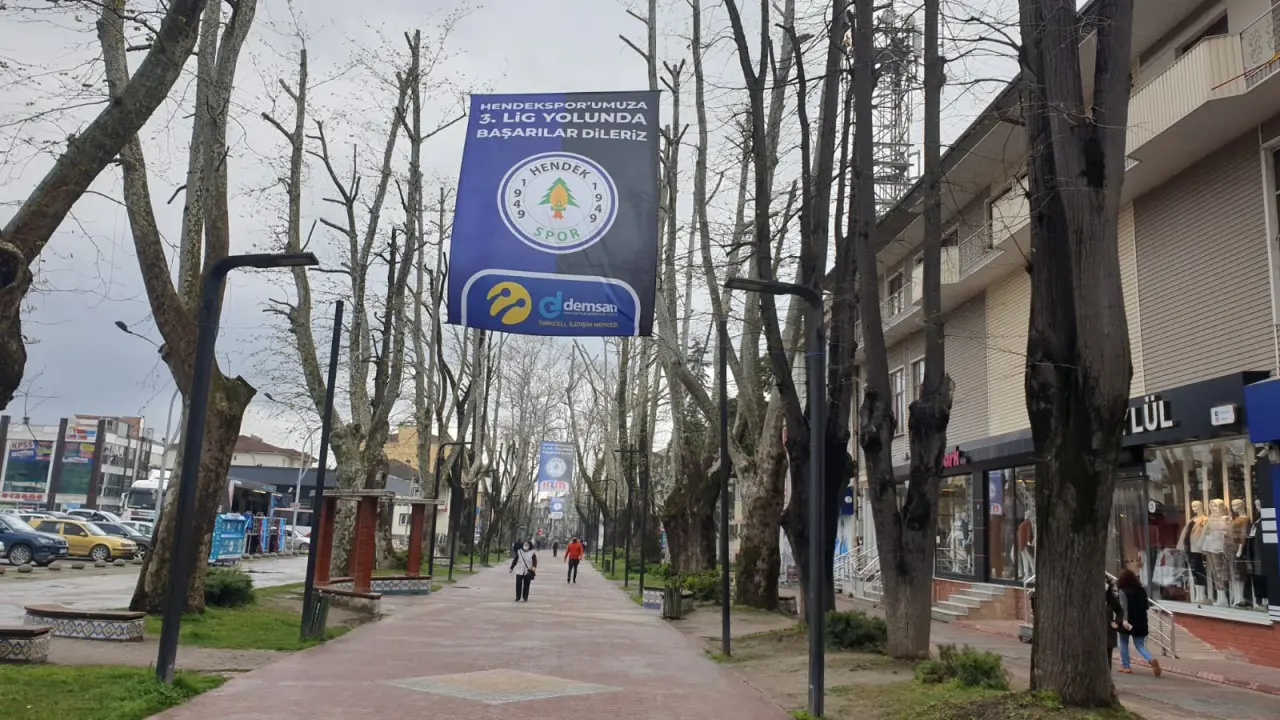 Haber: Hendek Bayraklarla Donatılıyor - Galeri-1
