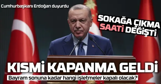 Haber: Ramazanın ilk iki haftasında kısmi kapanma - Öne Çıkan