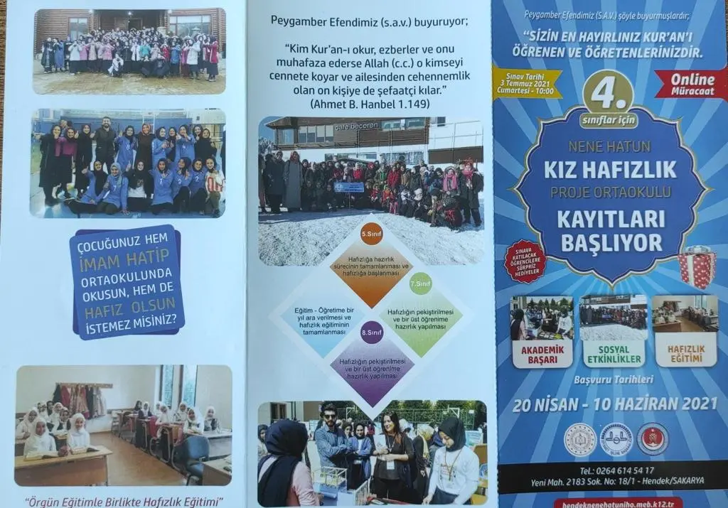 Haber: Nene Hatun Kız Hafızlık Kayıtları Başlıyor - Galeri-1