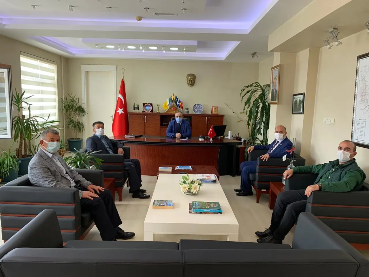 Haber: Yağlı ve Ekibi Kaymakam Acır’ı ziyaret etti - Galeri-1