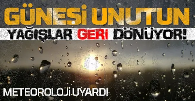 Haber: Meteoroloji’den sağanak yağış uyarısı - Öne Çıkan
