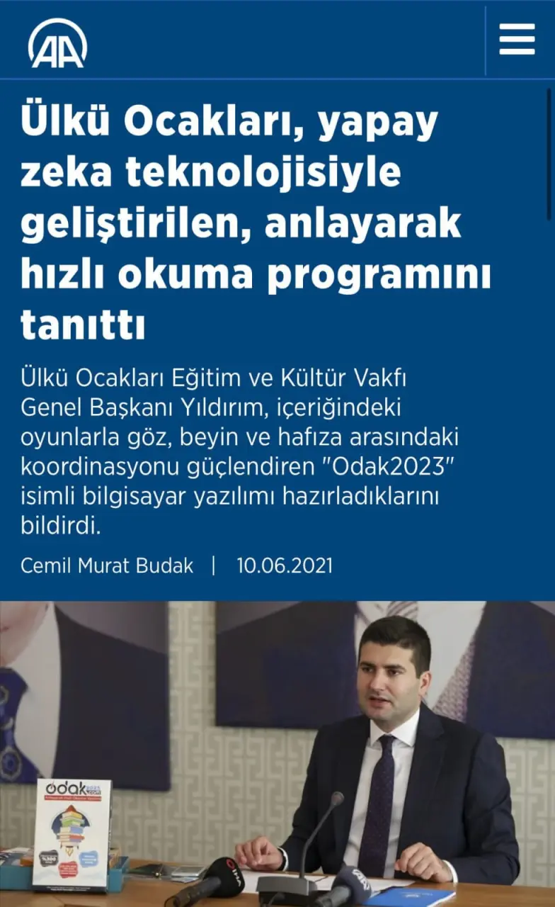 Haber: ODAK2023 Yazılımı Yerel Ve Ulusal Basında Büyük Yer Aldı. - Galeri-1
