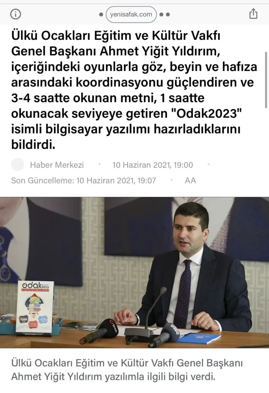 Haber: ODAK2023 Yazılımı Yerel Ve Ulusal Basında Büyük Yer Aldı. - Galeri-4